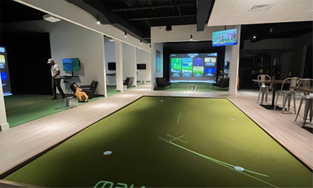 60 Minutes of Indoor Golf for 1 - Under Par Golf Peformance Lab