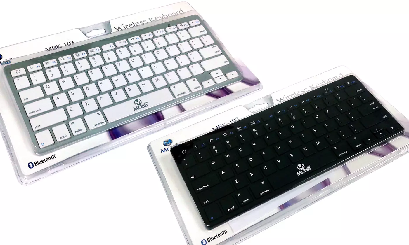 Ultra-Slim Bluetooth Wireless Keyboard - Primary Image