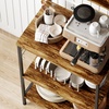 Image 3: HomCom Kitchen Shelving Units - Organised Storage with Style