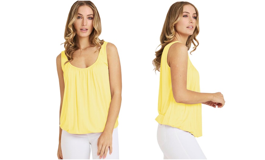 Image 7: Ruched Neck Balloon Vest