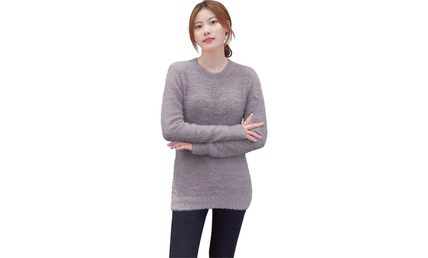 Image 5: Soft and Stylish Mohair Jumper