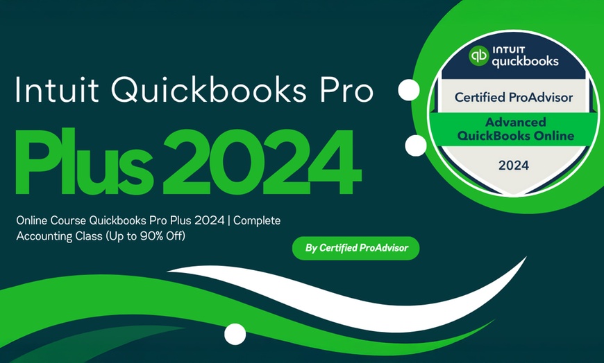 Image 1: Quickbooks Pro Plus 2024 Online Class; Complete Accounting Course