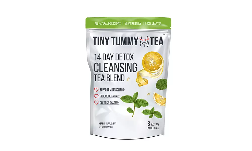 Tiny Tummy Tea Detox Cleansing Tea Blend (1- 2- 3- or 4- Pack)