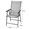 Image 19: Tempered Glass Table with Two Chairs