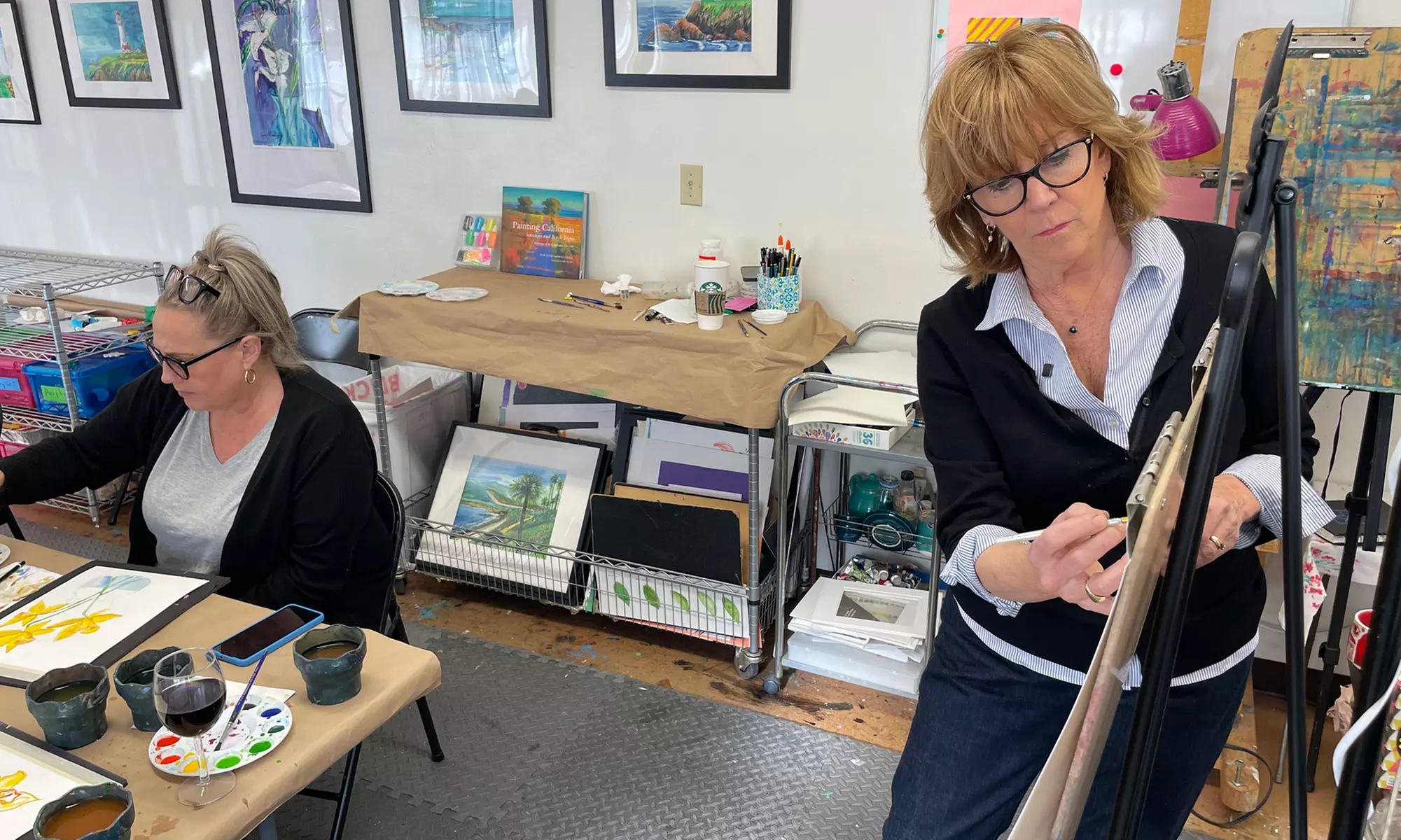 Wine & Sip Painting Experience or Kids' Art Class!