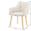 Image 4: 'Dora' eetkamerstoel met Scandinavisch ontwerp