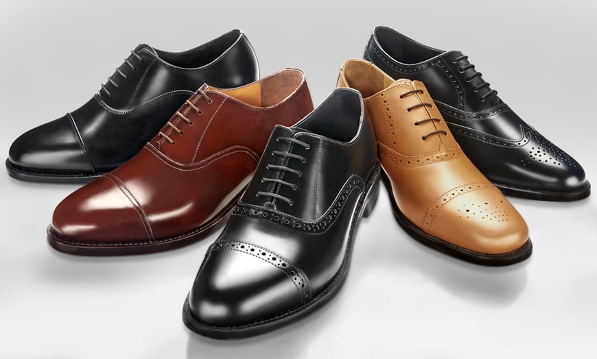 Image 2: Men's Handmade Leather Shoes