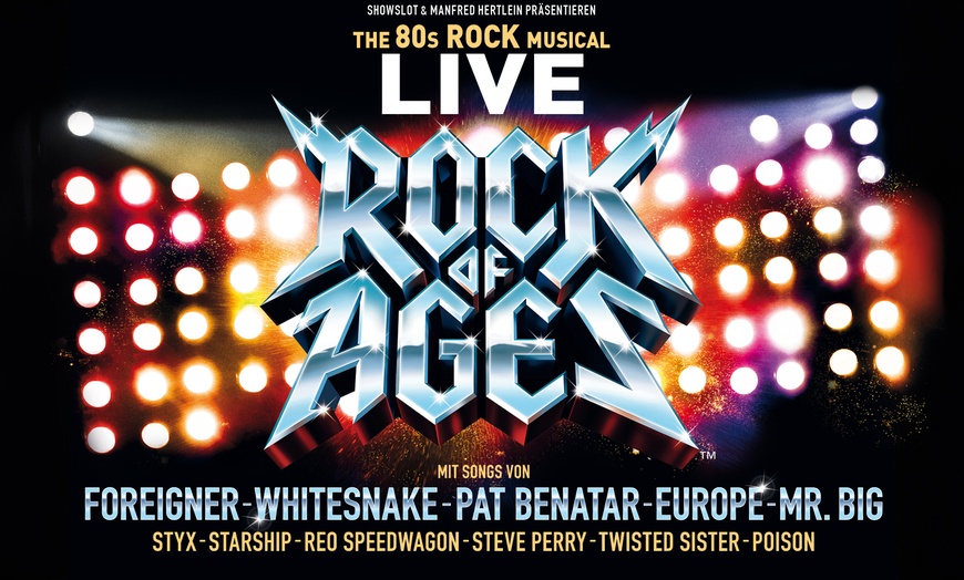 Image 1: Ticket für "ROCK OF AGES - The 80s Rock Musical" in 11 Städten