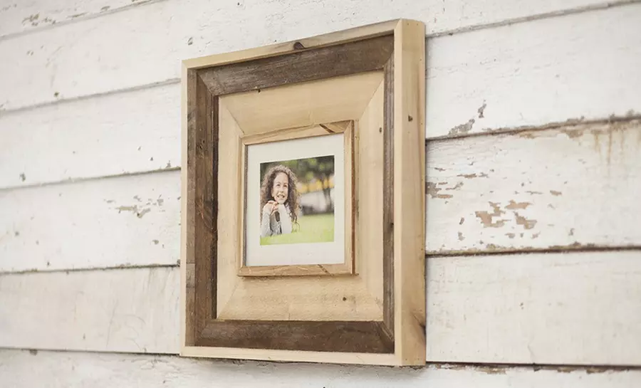 Custom Burlap Print with 11"x14", 16"x20", or 20"x24" Frame - Second Medium