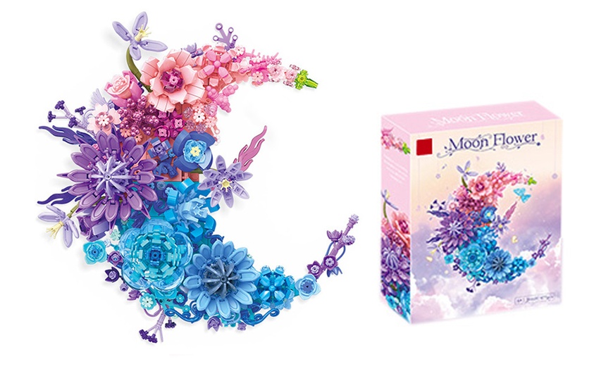 Image 6: Blocchi di costruzione ispirati Lego della serie Fiori