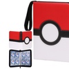 Image 1: Pokemon-Inspired PU Zipper Card Album Collection Book
