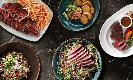 3-Course Dinner with a Glass of Wine for Two and $40 Gift Certificate for future visit - Bâton Rouge Grillhouse & Bar