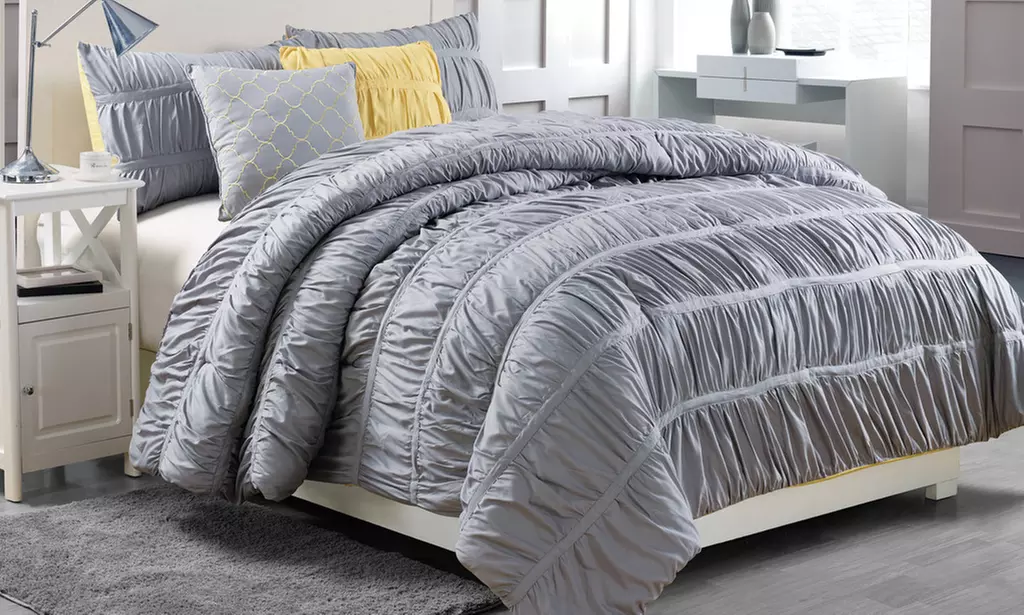 Ruched-Comforter Set (5-Piece) - Primary Image