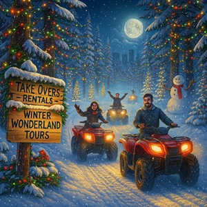 Winter Wonderland ATV Tour for up to 2 people - Take Overs Rentals