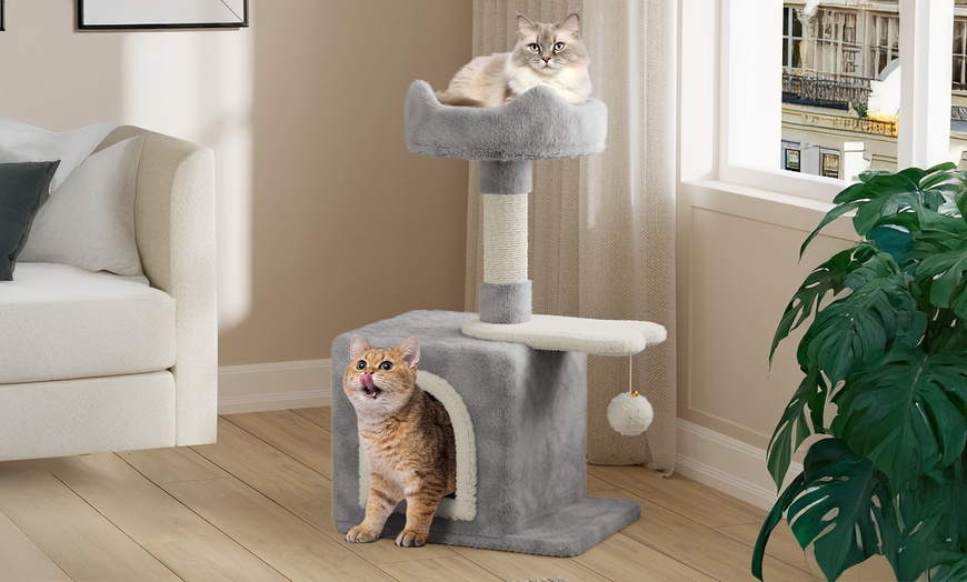 Image 11: 70, 79 or 131cm Multi Level Indoor Cat Tree