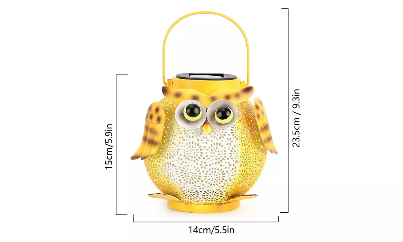 ItBelongs2U Waterproof Metal LED Solar Garden Hanging Tabletop Lamp