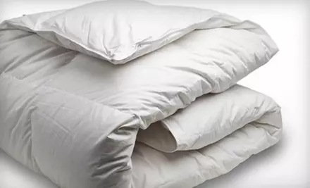 White Goose-Feather Duvet for a Twin, Double, Queen-, or King-Size Bed from Canadian Down & Feather Company (Up to 51% Off) - Primary Image