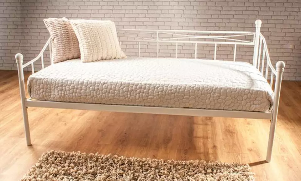 Montpellier Metal Day Bed Frame or Trundle with Optional Mattresses with Free Delivery - Image 5