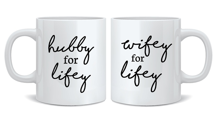 Image 6: Valentine's Day Couples' Mugs