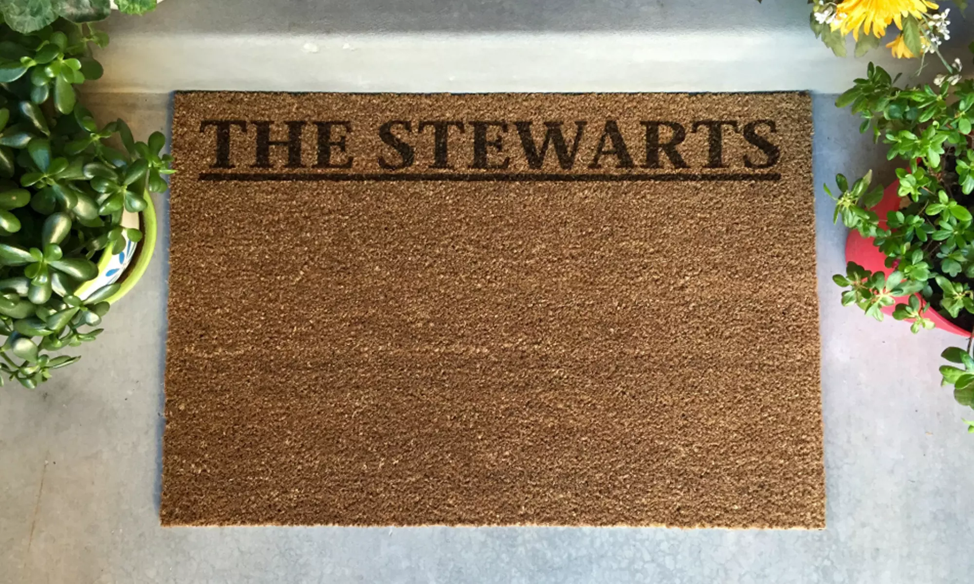 Personalized Door Entry Mat (Up to 50% Off) - Primary Image