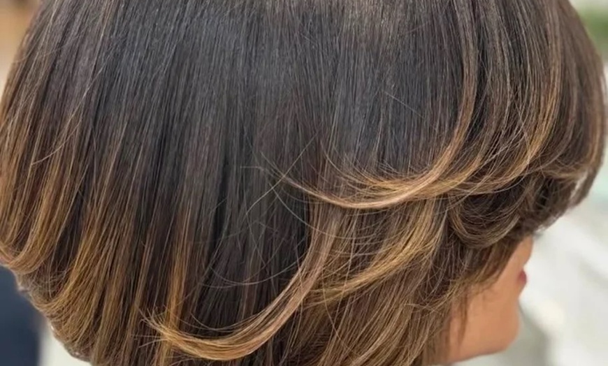 Image 3: Get Stylish with Wash, Cut, Blow-Dry, and optional Highlights!