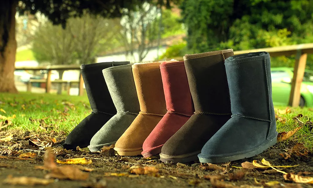 Sheepskin and Merino Wool Boots in Choice of Size and Colour for £39.98 (73% Off) - Primary Image