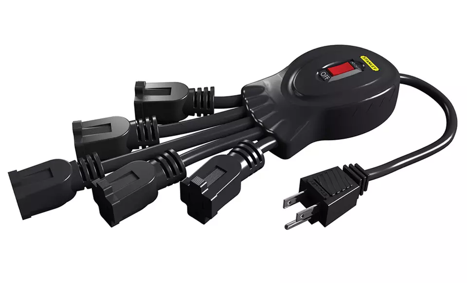 Stanley PowerSquid 5-Outlet Flexible Outlet Multiplier - Primary Image