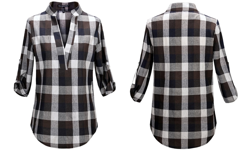 Image 3: Women's Checked Shirt