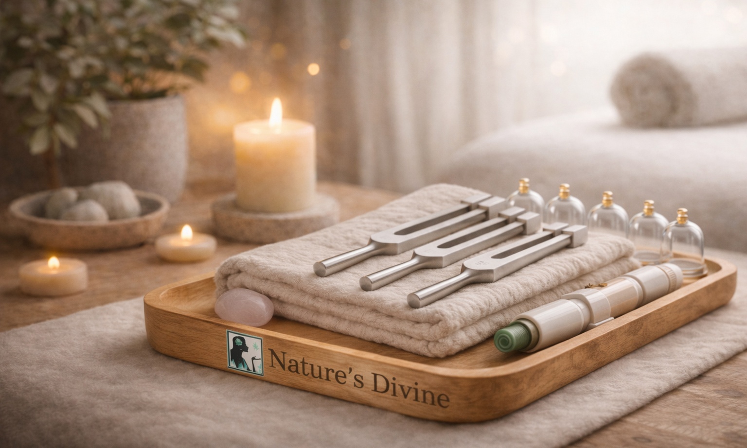 Medical Tuning Forks Intro with Optional Cupping Therapy Intro