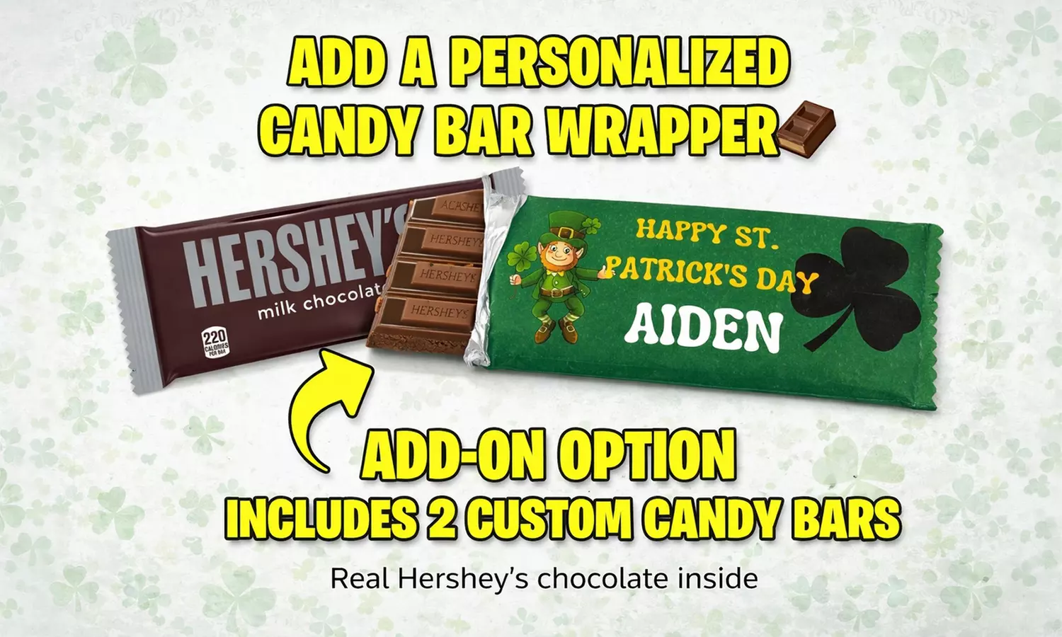 St Patricks Day Gift Box - Green Candy & Snack Box w/ Leprechaun Toy Gift for Kids - Second Medium