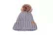 Winter Beanie Hat for Women Faux Fur Pom Pom Hats Womens Warm Cap - Second Medium
