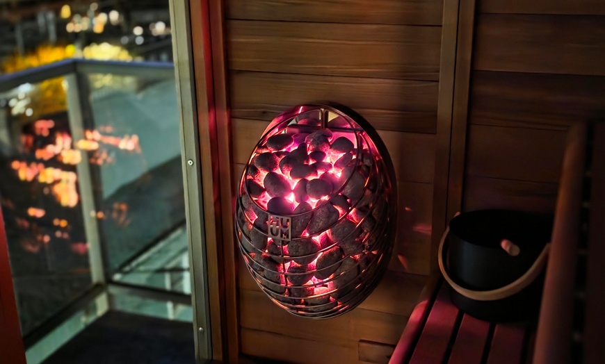 Image 4: Rooftop Sauna Sessions with Scenic Water Views