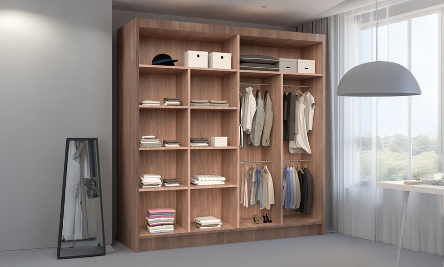 Image 8: Chelsea Sliding Mirror Wardrobe