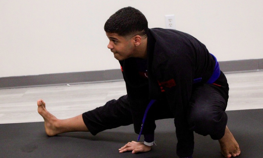 Image 1: 1-Month Brazilian Jiu-Jitsu Classes for Kids or Adults