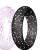Image 4: 10-Pack Women Silicone Rings Wedding Stackable Durable Rubber Bands