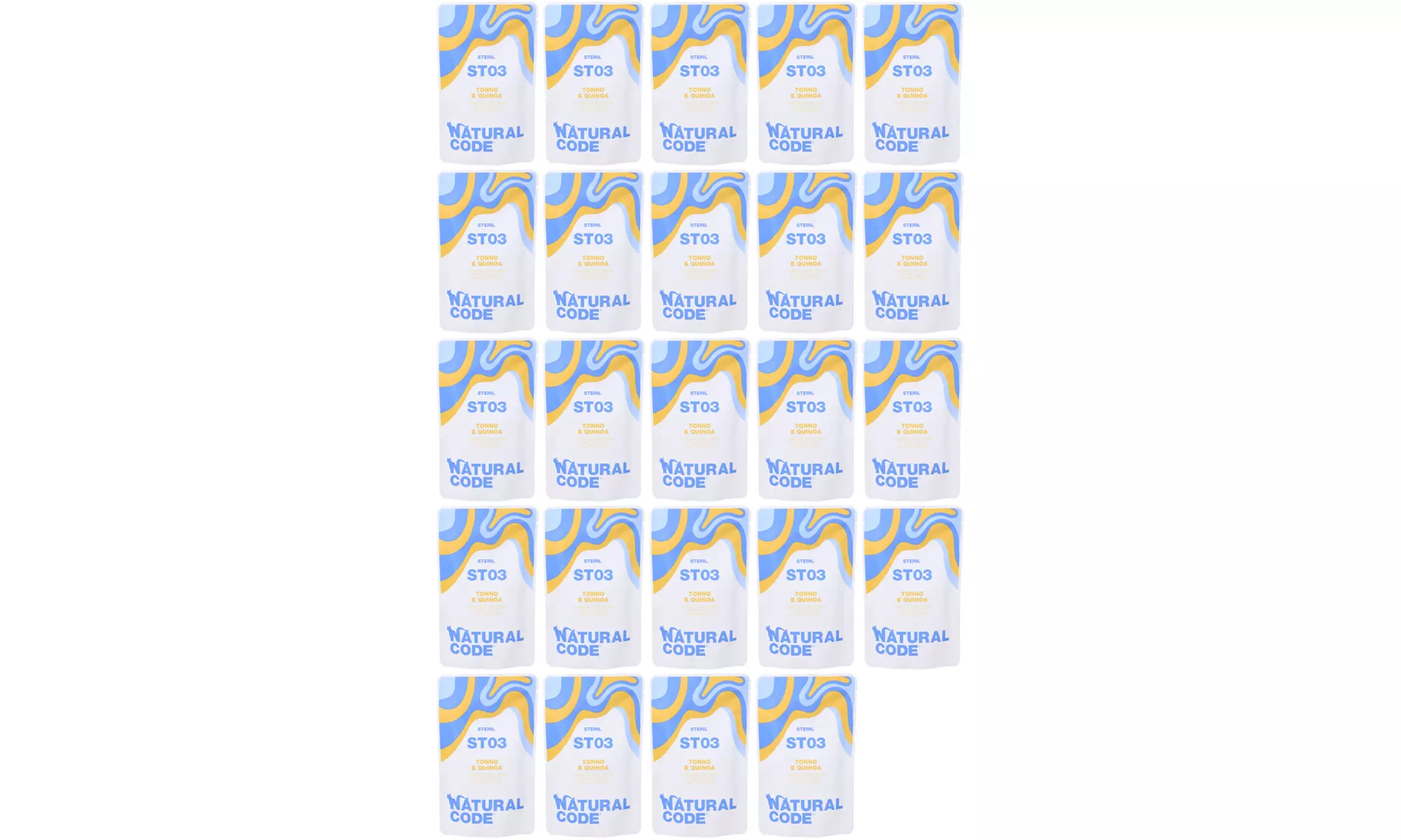 24, 48 o 96 bustine di cibo per gatti sterilizzati Natural Code