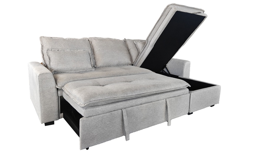 Image 19: Lucca 3 Seater Storage Sofa