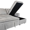 Image 19: Lucca 3 Seater Storage Sofa