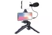 Kit vlogging multifuncional con iluminación led ajustable, trípode estable y mando a distancia - Second Medium