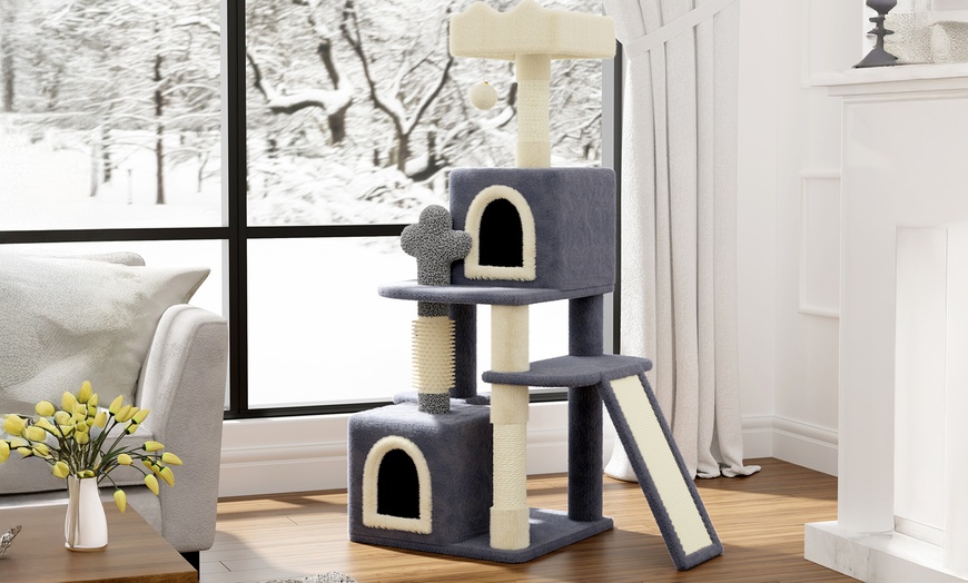 Image 23: 70, 79 or 131cm Multi Level Indoor Cat Tree