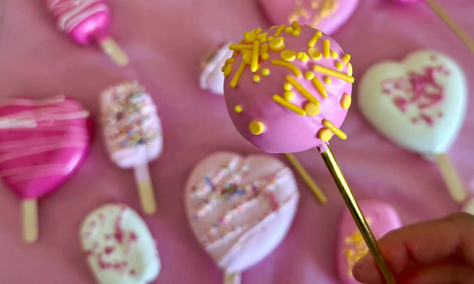 Dozen Cakesicle, Cake Pops, Gourmet Oreos, or Pretzel Rods (sticks)