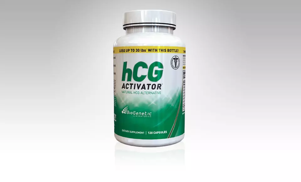 120-Capsule Bottle of Biogenetic Laboratories HCG Activator Supplements - Primary Image