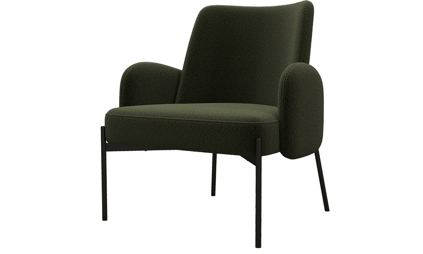 Image 12: Fauteuil en "Alexis" de Doosense en tissu cozy 