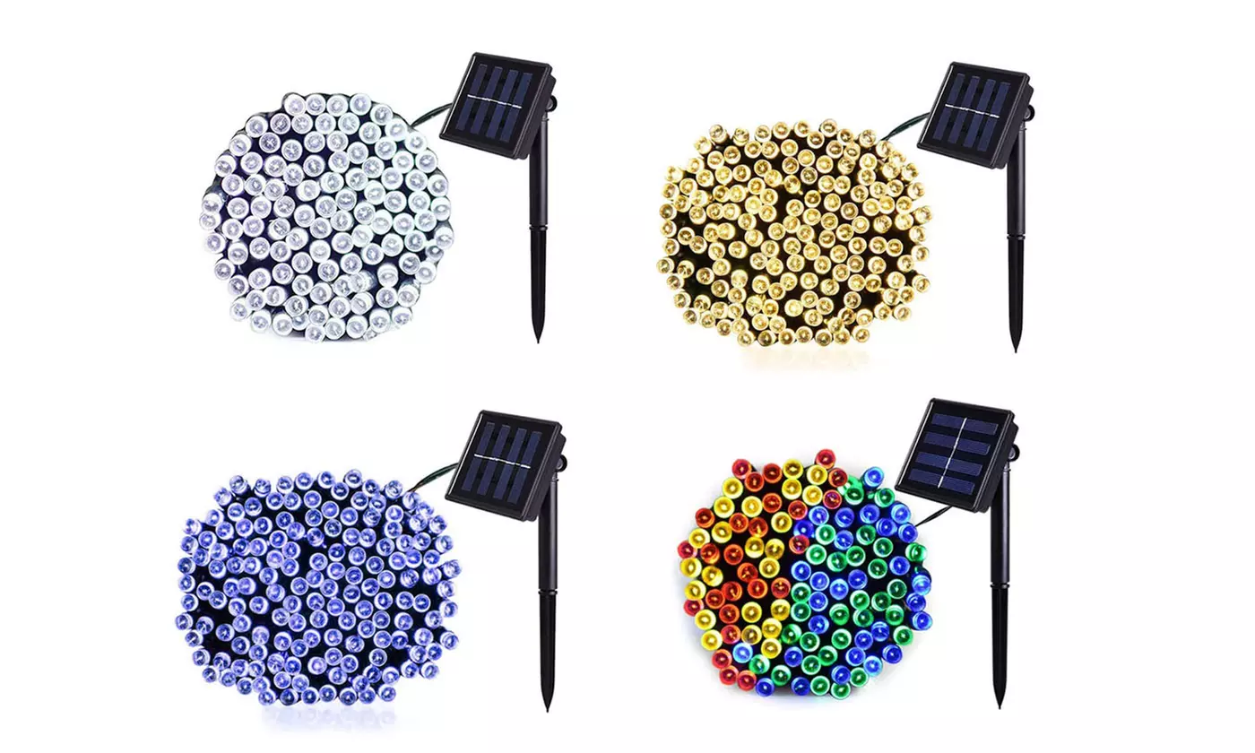 ItBelongs2U 72ft 200 LED Solar Christmas String Lights Garden Decor