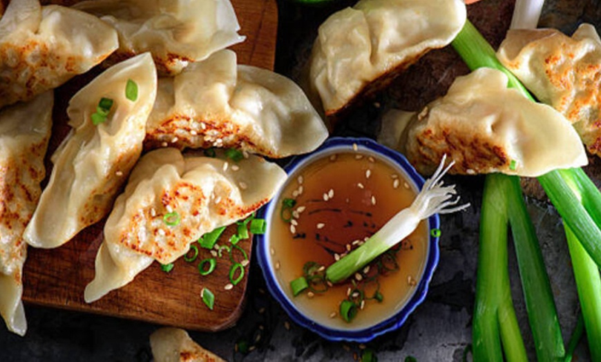 Image 1: Satisfy Your Cravings with Dumpling Platter for Two or Four People 
