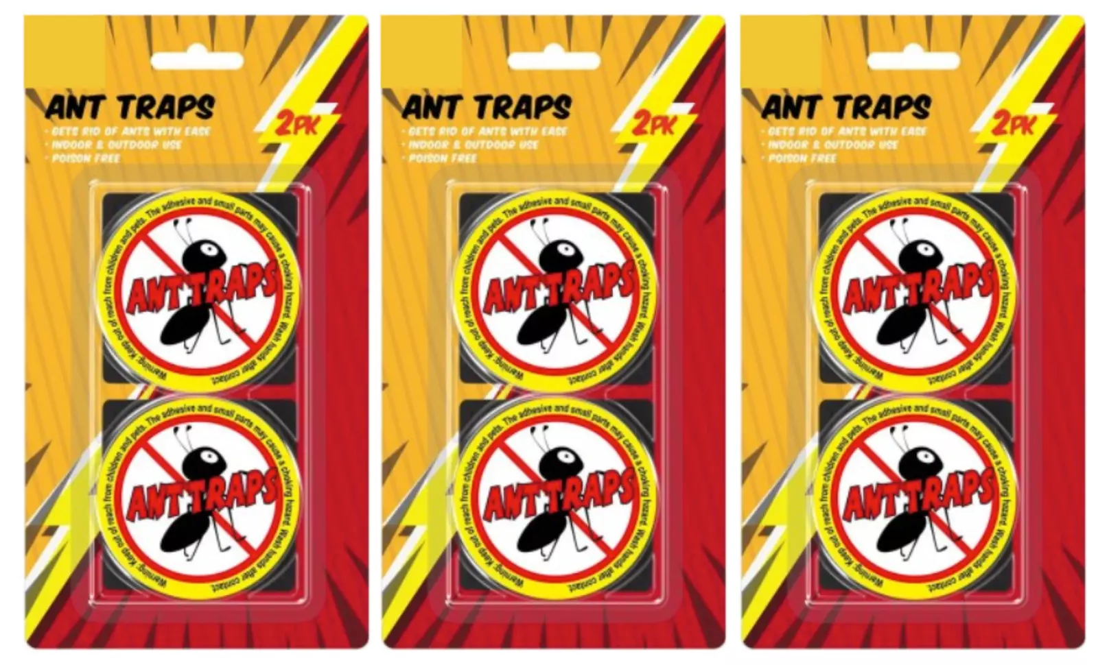 1, 2 o 3 packs de 2 estaciones de cebo para hormigas - Second Medium