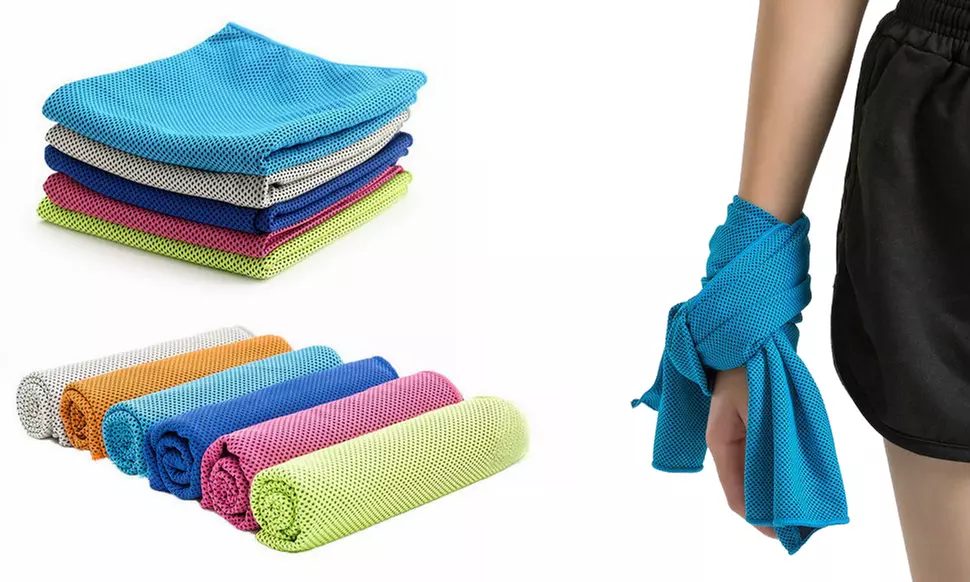 4-Pack Yoga Sport Gym Cooling Towel 40"x 12"