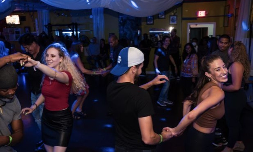Image 1:  Latin Dance Lessons & Social Dancing with Live DJ!