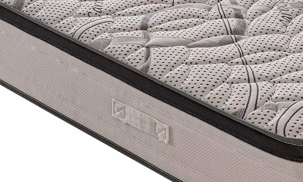 Colchón Deluxe de memory foam y carbono con 7 zonas de soporte