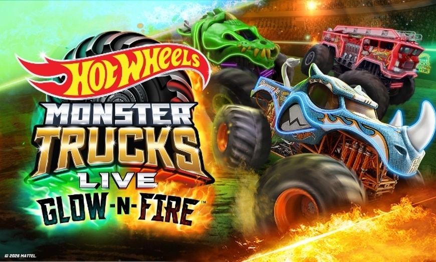 Image 1: Hot Wheels Monster Trucks Live: Glow-N-Fire - Up To 47% Off